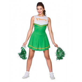 Green Cheerleader ADULT HIRE